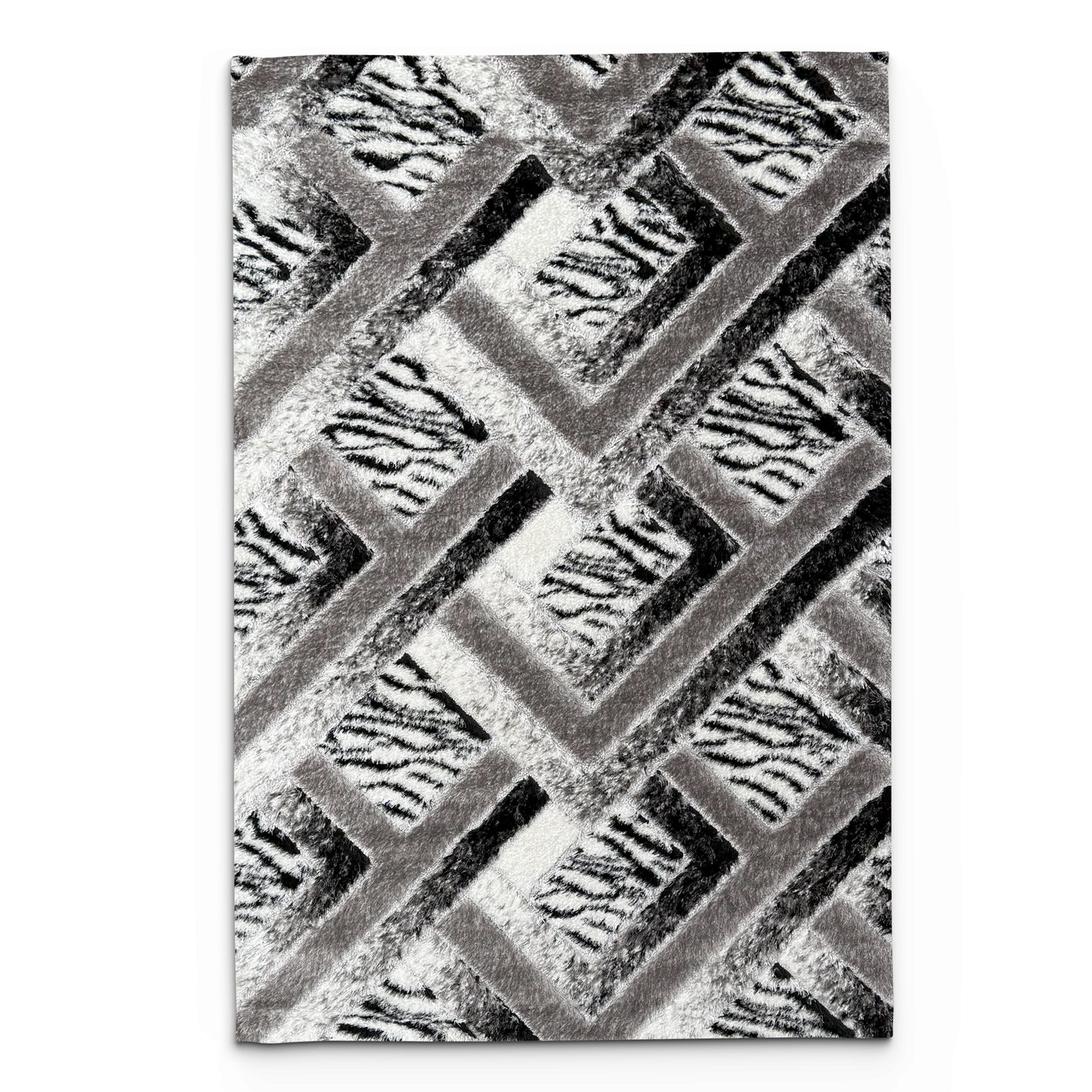 Shaggy Snovel Grey Carpet
