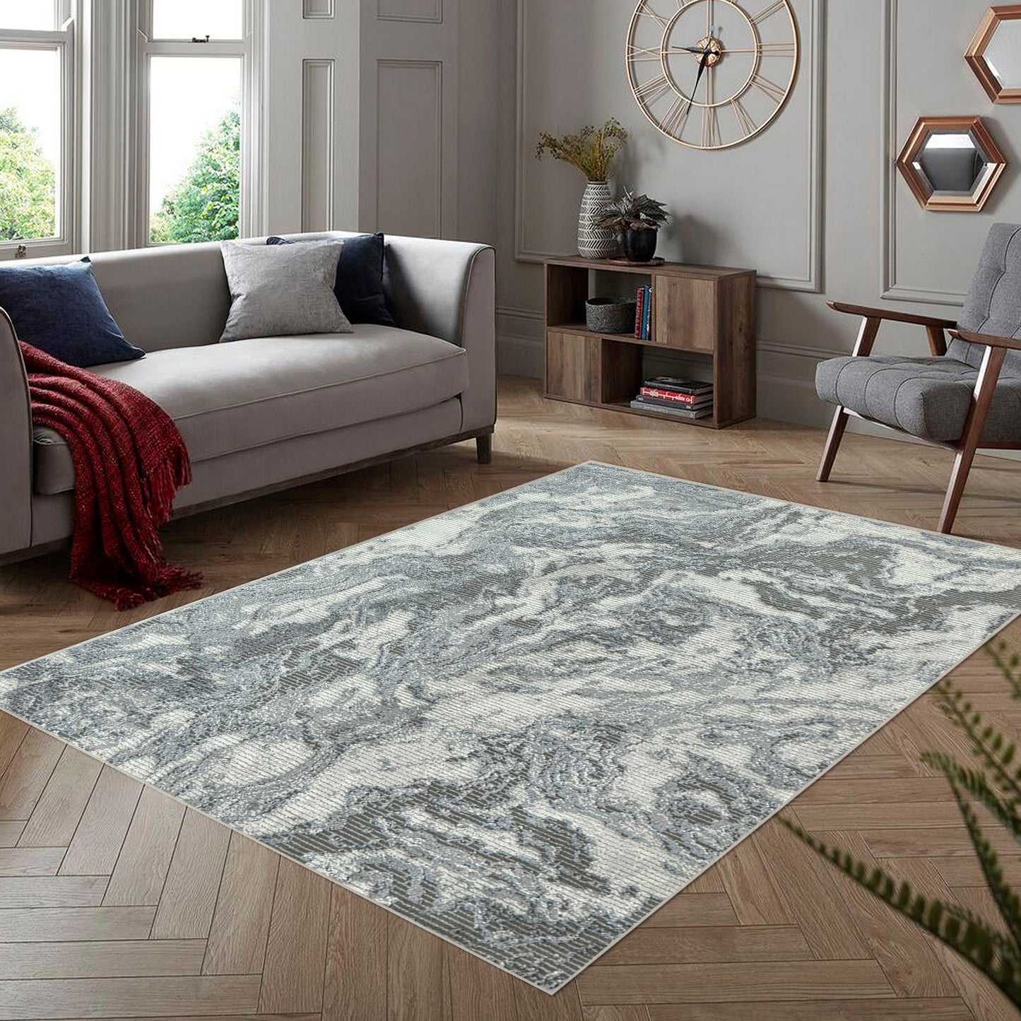 Rainbow Lumora Grey Carpet