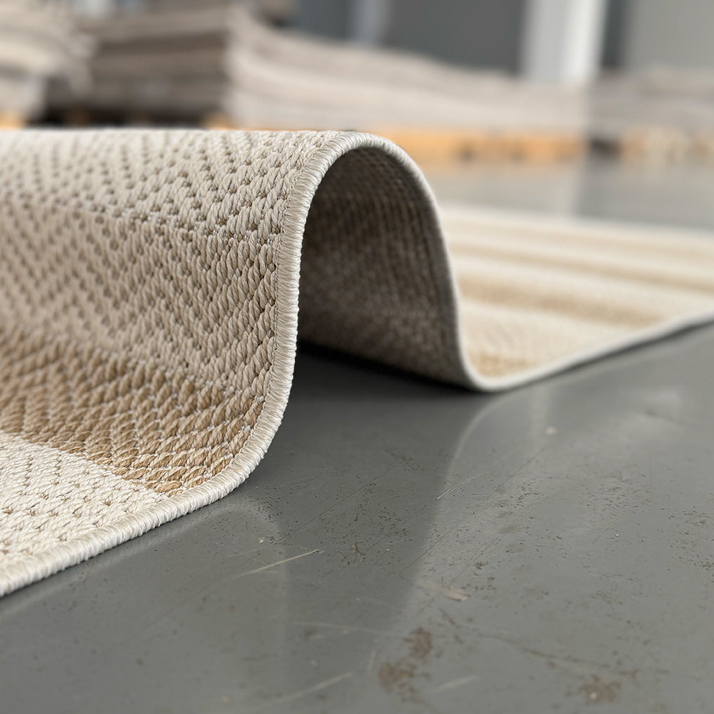 Jute Linen Stripe Carpet