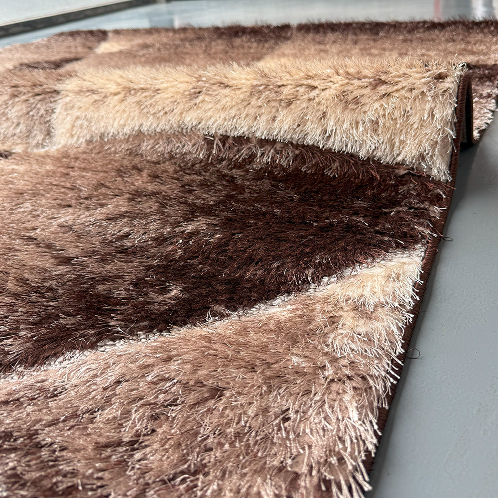 Shaggy Pivora Brown Carpet