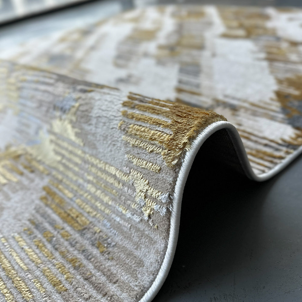 Alin Silver Orbit Carpet