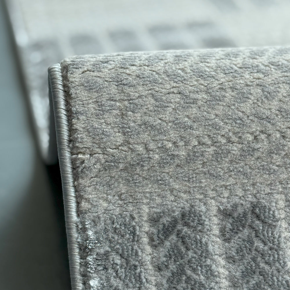 Delhi Vesha Grey Area Carpet