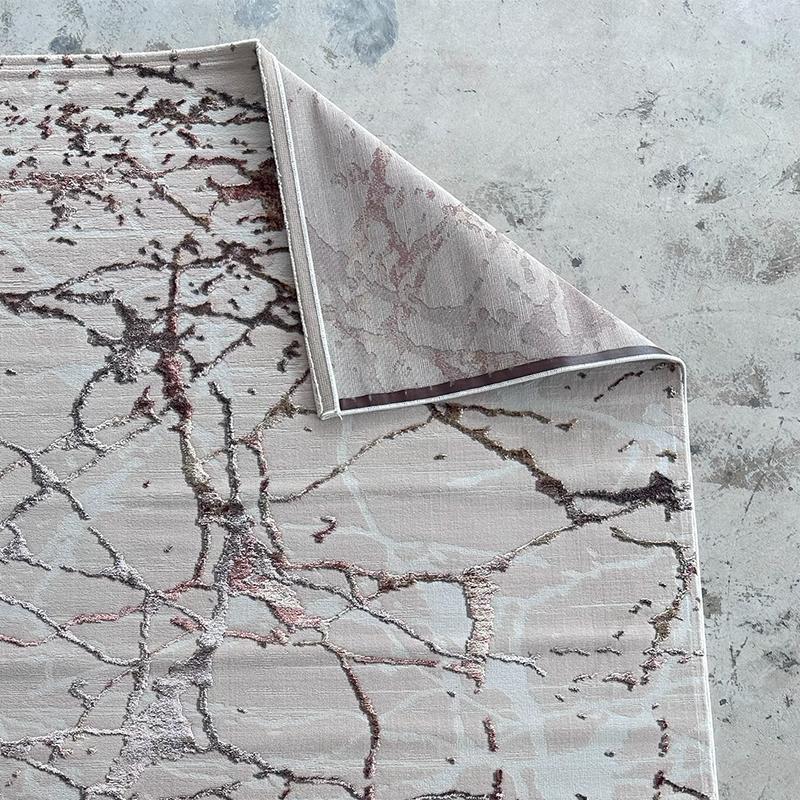 Alin Crack Beige Area Carpet