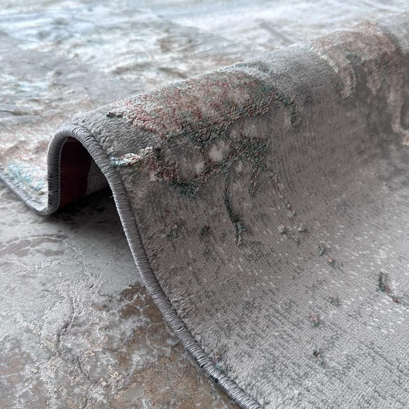Artist Beige Abstract Area Carpet