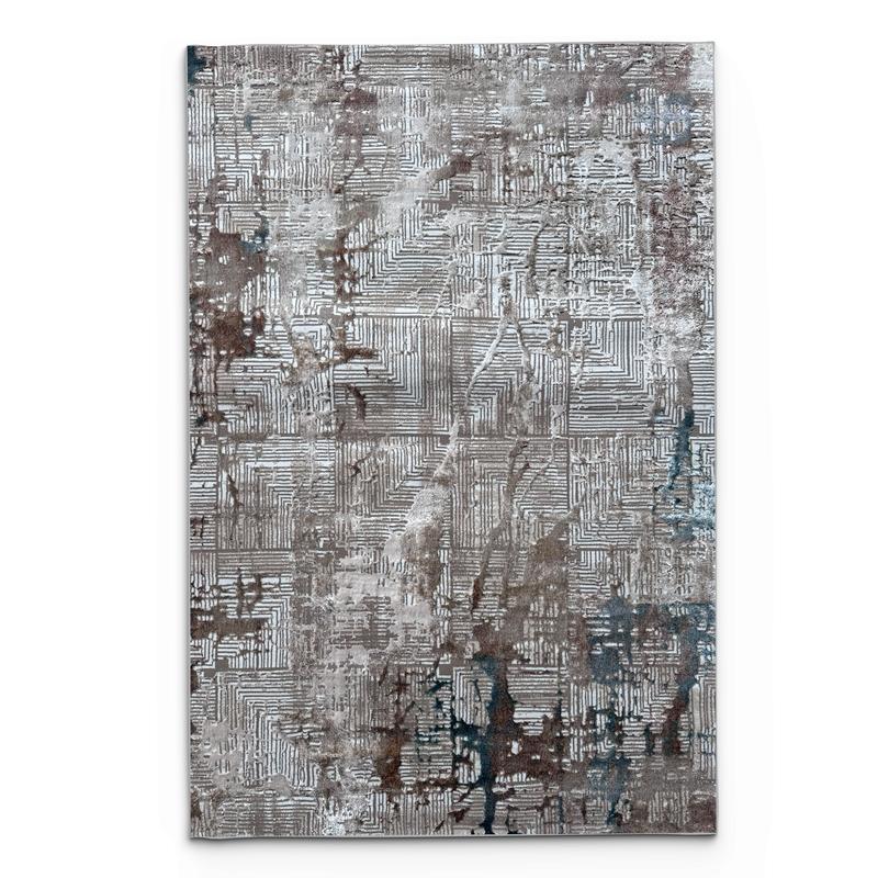 Artist Beige Crack Area Carpet