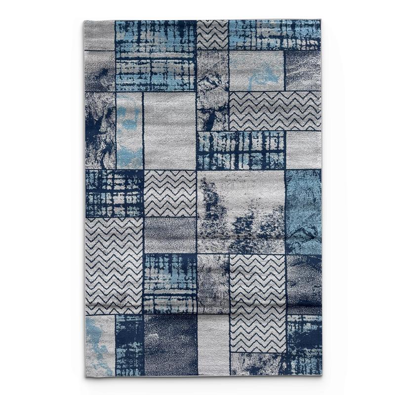 Moyo Blue Box Area Carpet