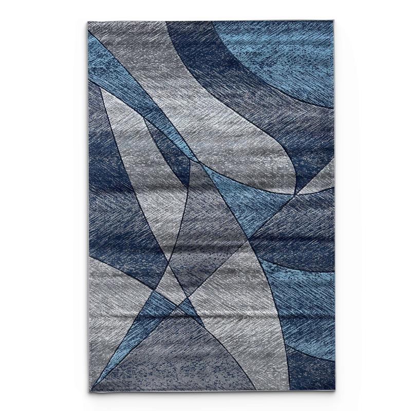 Moyo Blue Dream Line Area Carpet