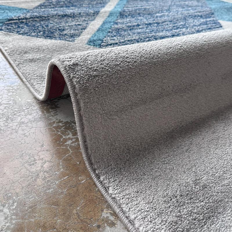 Moyo Blue Parts Area Carpet