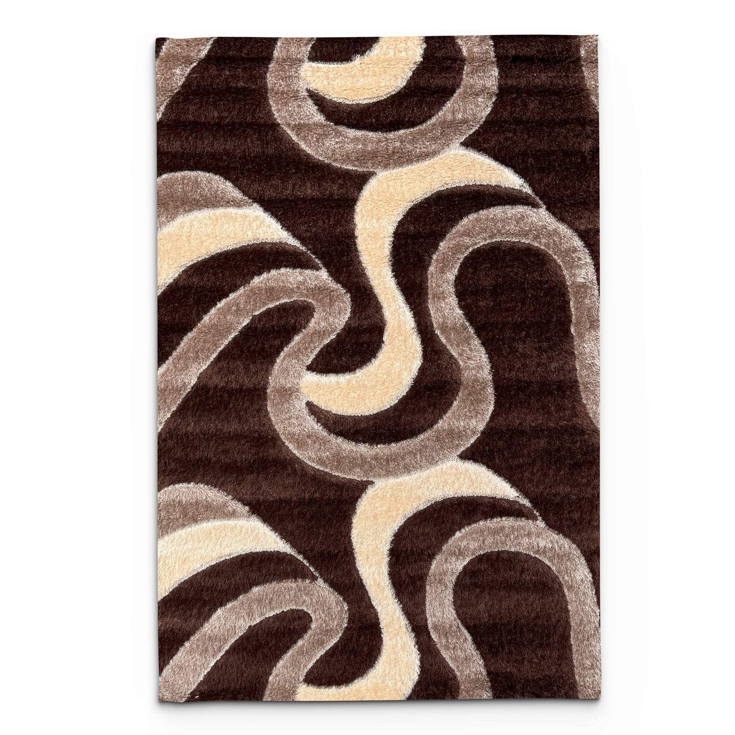 Shaggy Mivora Brown Carpet