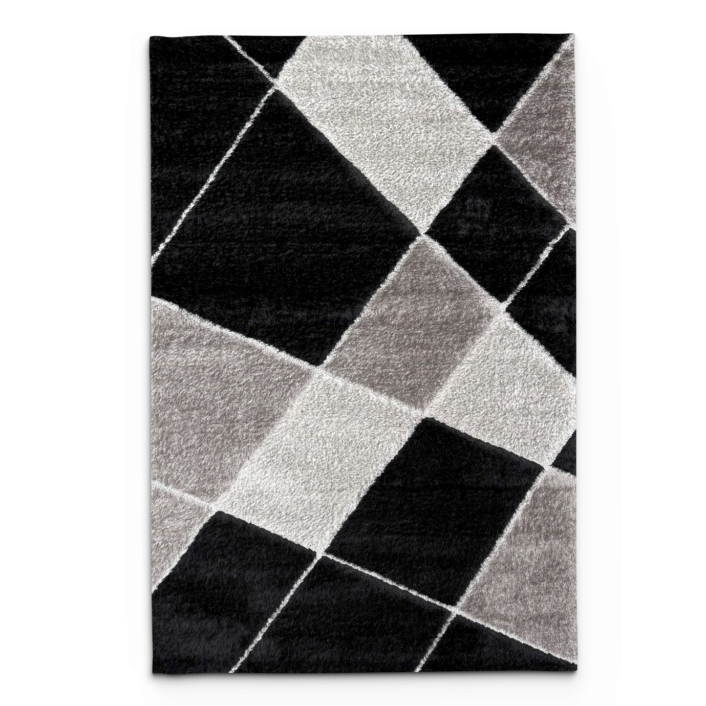 Shaggy Flirra Black Carpet