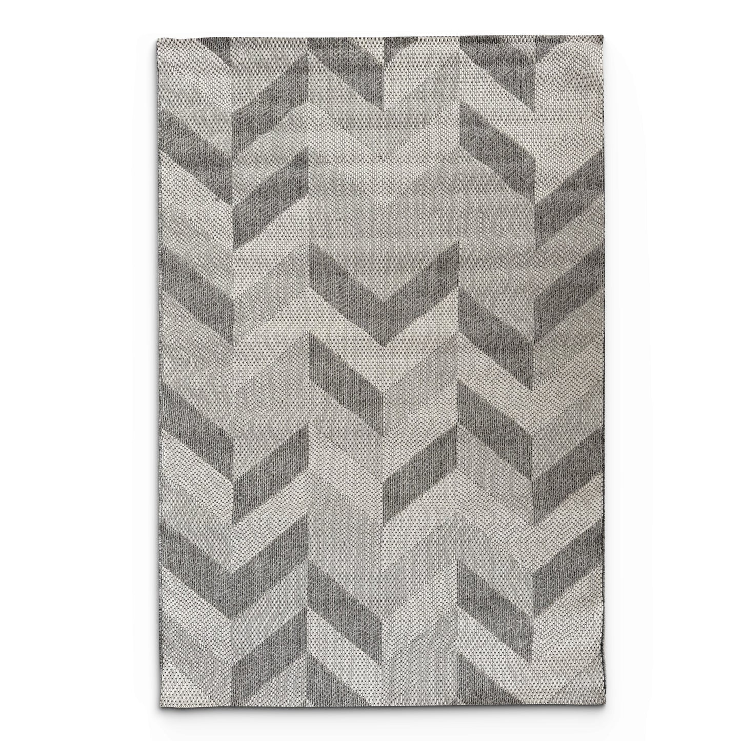 Jute Chevron Illusion Carpet