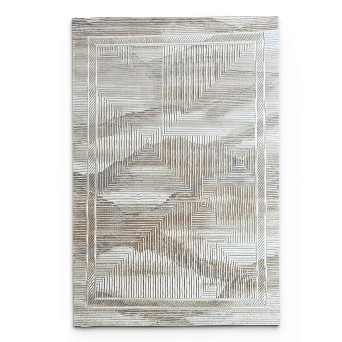 Nova Silver Maze Carpet