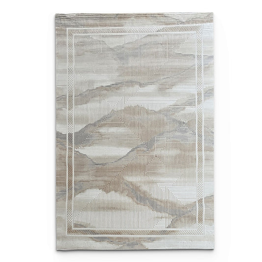 Nova Silver Maze Carpet