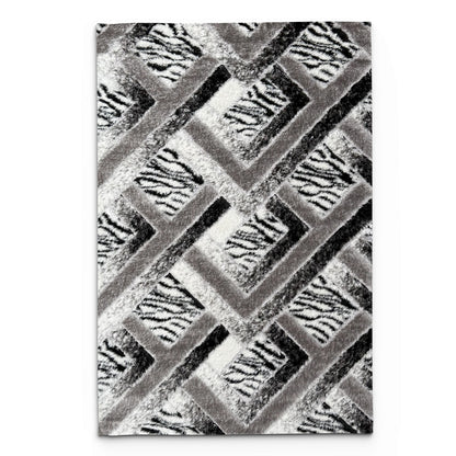 Shaggy Snovel Grey Carpet