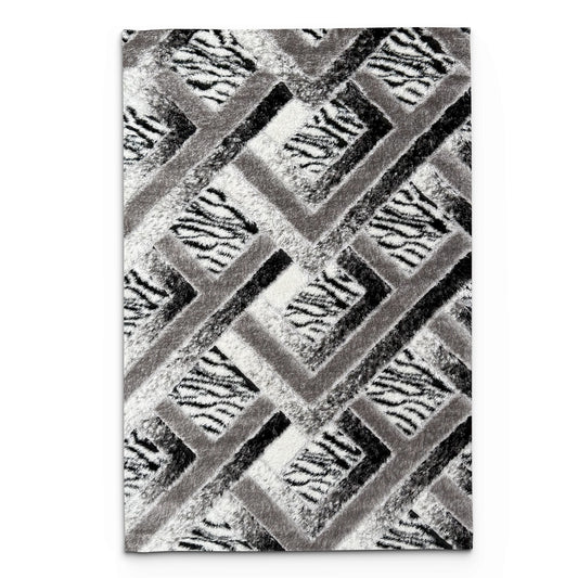 Shaggy Snovel Grey Carpet