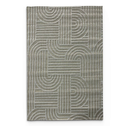 Jute Sage Labyrinth Carpet