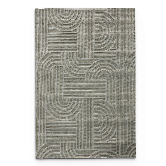 Jute Sage Labyrinth Carpet