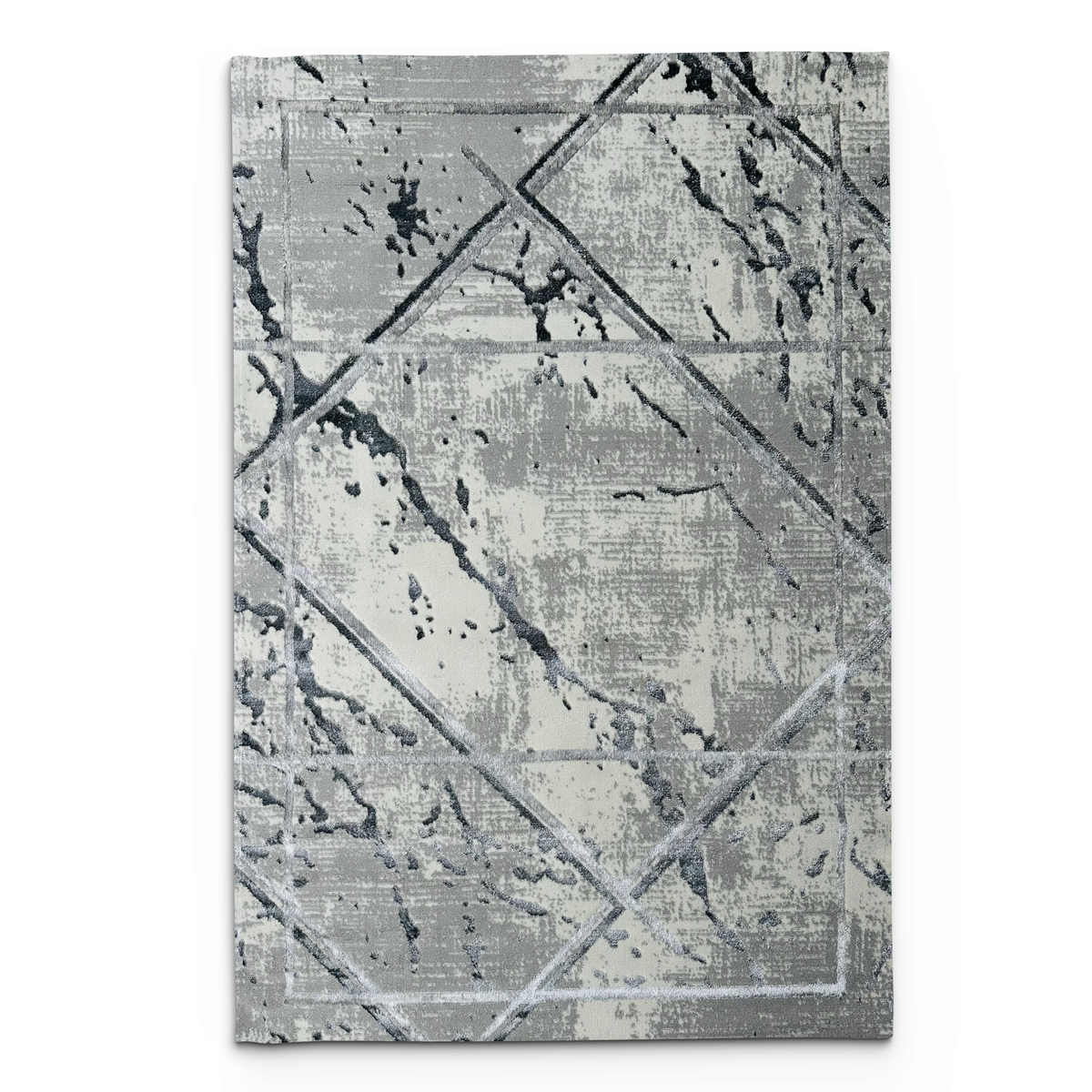 Ikon Silver Lattice Carpet