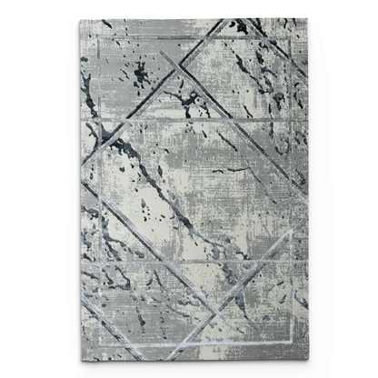Ikon Silver Lattice Carpet