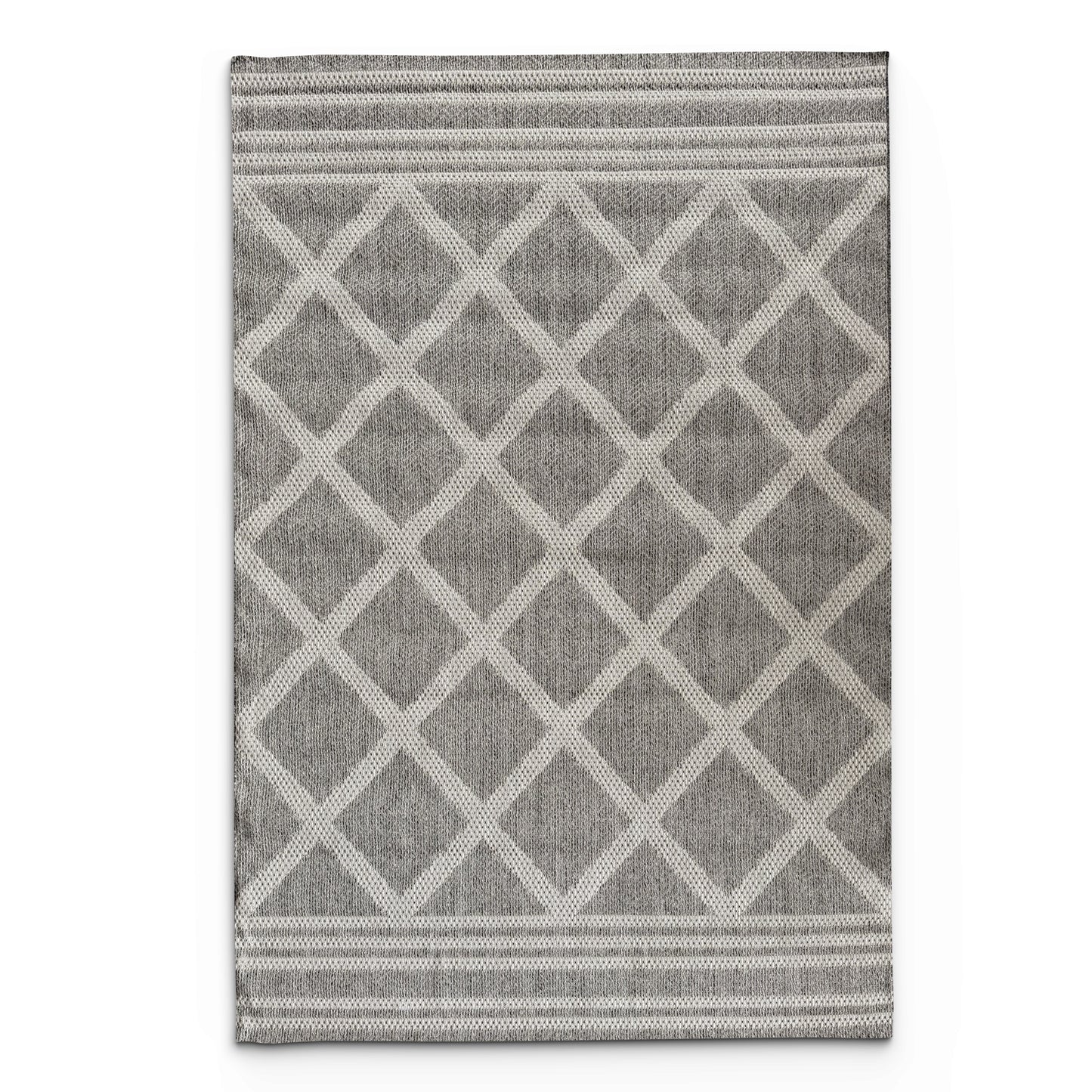 Jute Diamond Cross Carpet