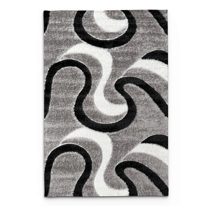 Shaggy Fluvia Grey Carpet