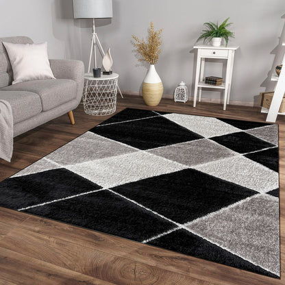 Shaggy Flirra Black Carpet
