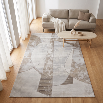 Nova Ivory Arc Carpet