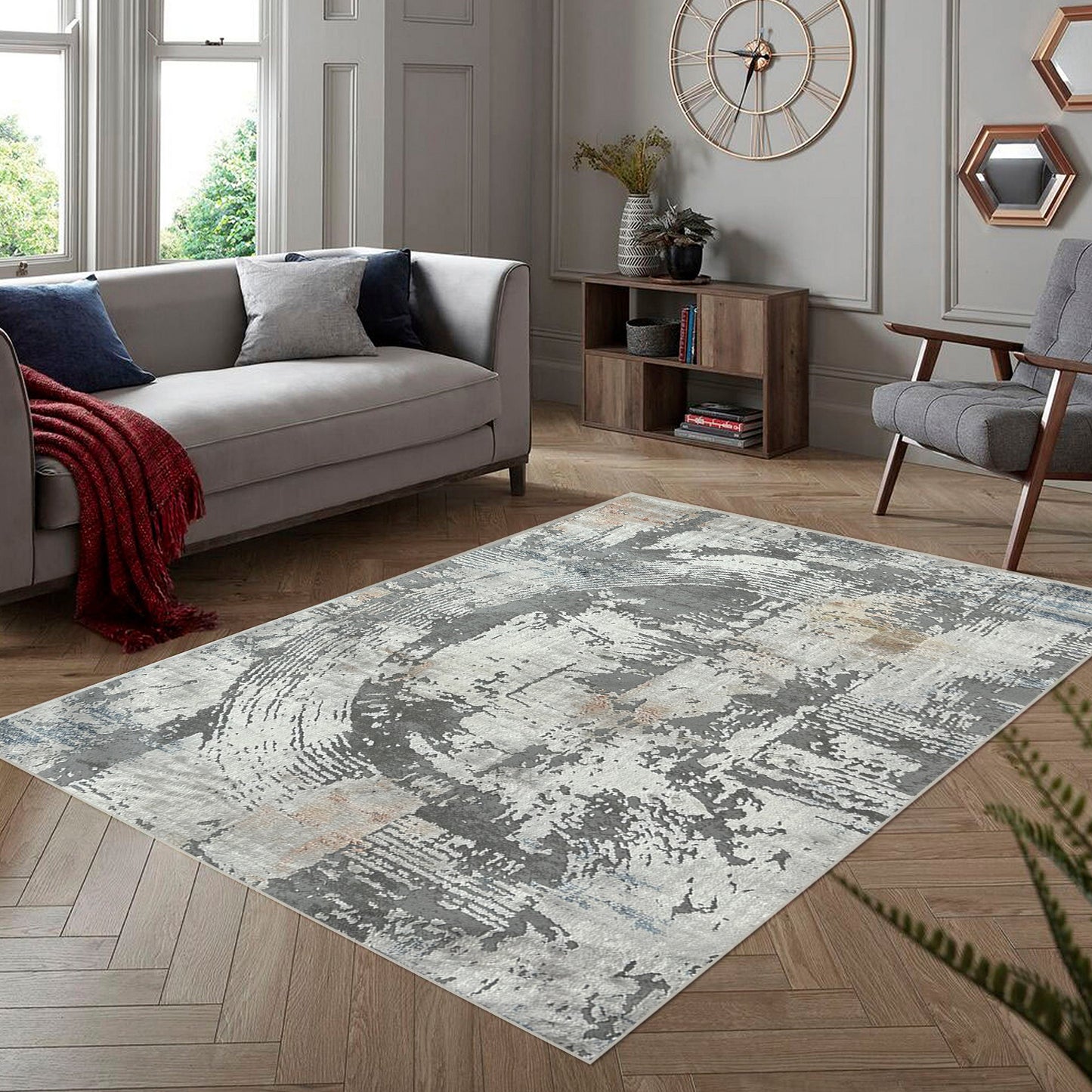 Rainbow Astrel Grey Carpet