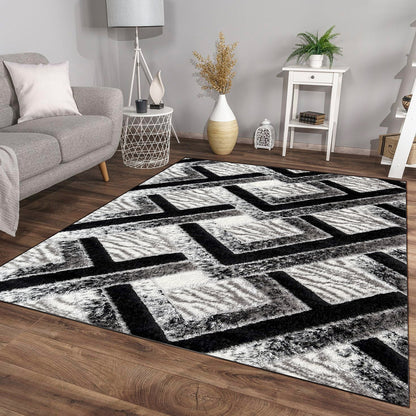 Shaggy Floska Black Carpet