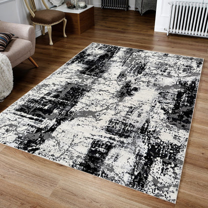 Lilla Sovra Black Grey Carpet