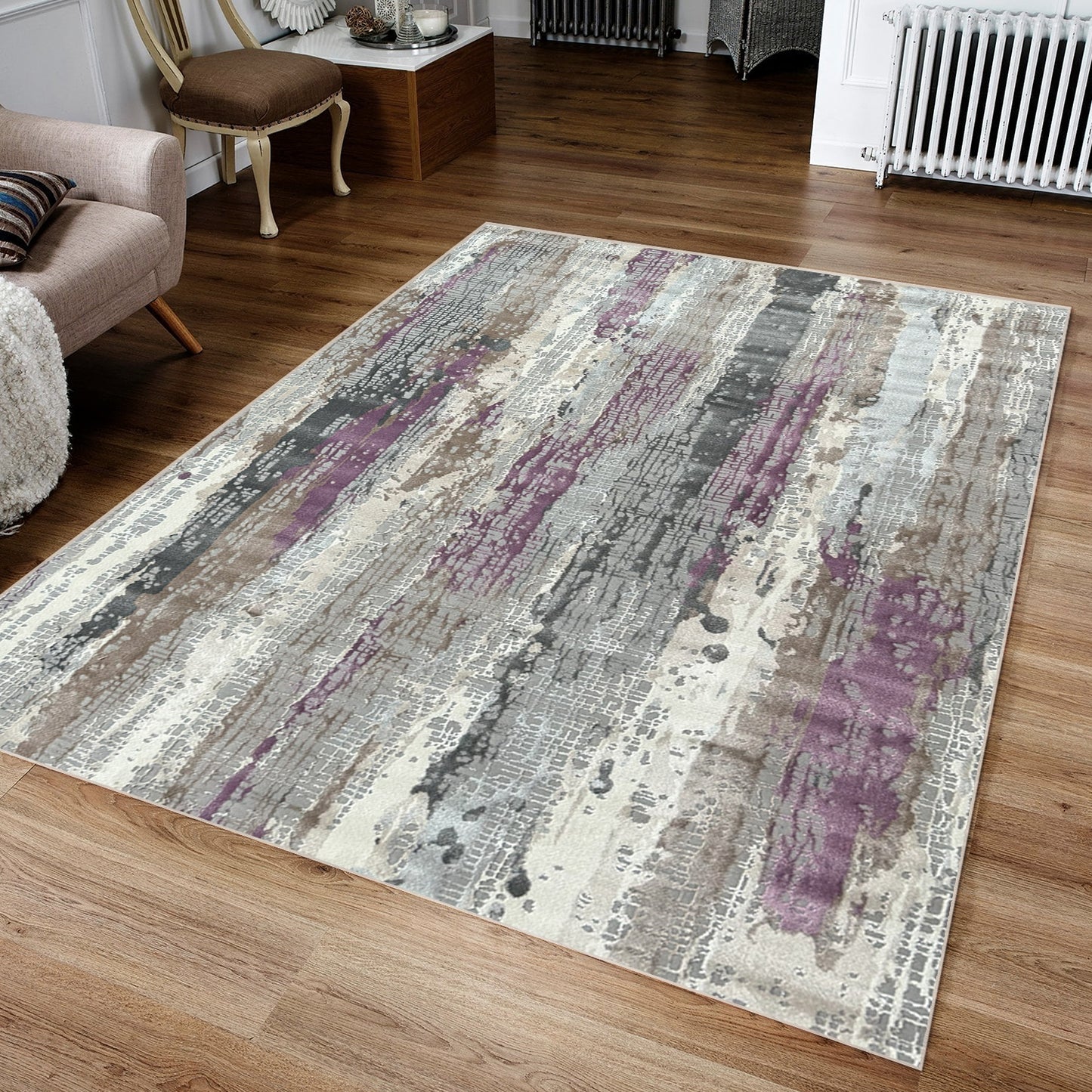 Lilla Brivon Lila Grey Carpet
