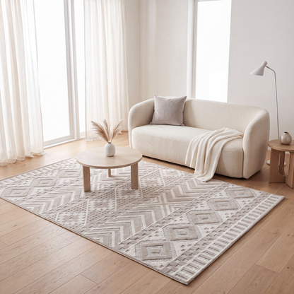 Loft Silver Aztec Carpet
