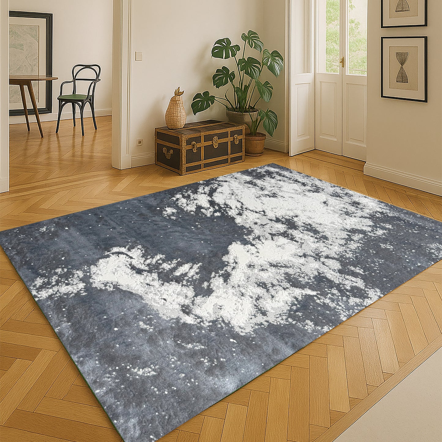 Elit Lurex Grey Area Carpet