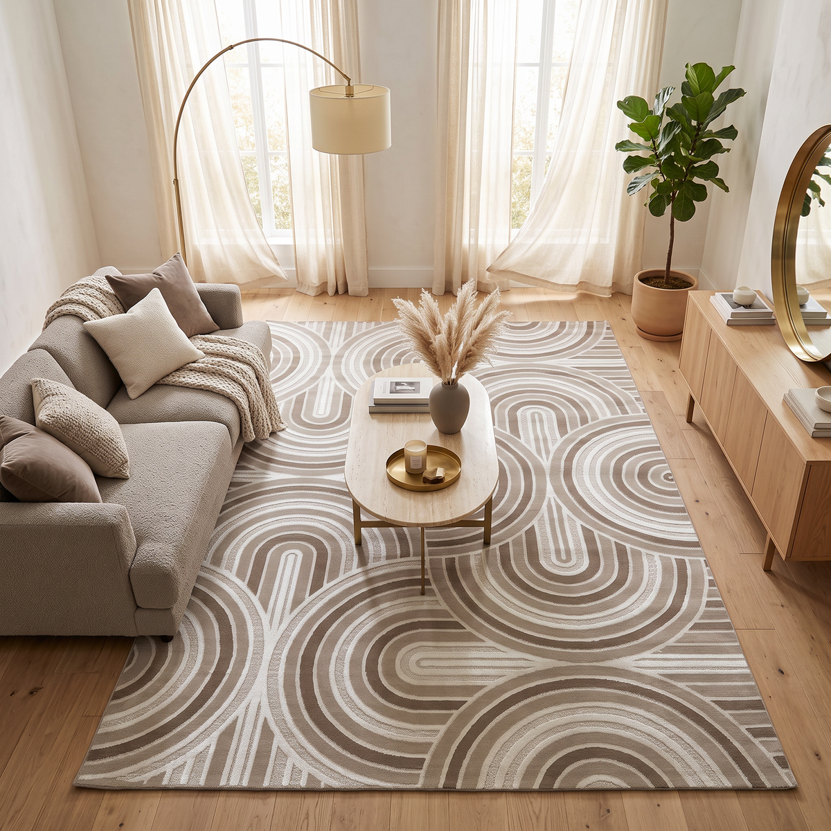 Loft Spiral Arc Carpet