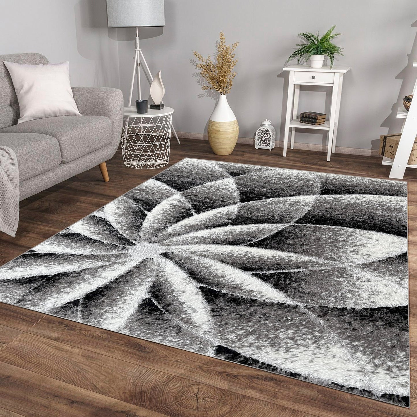 Shaggy Lumuff Grey Carpet