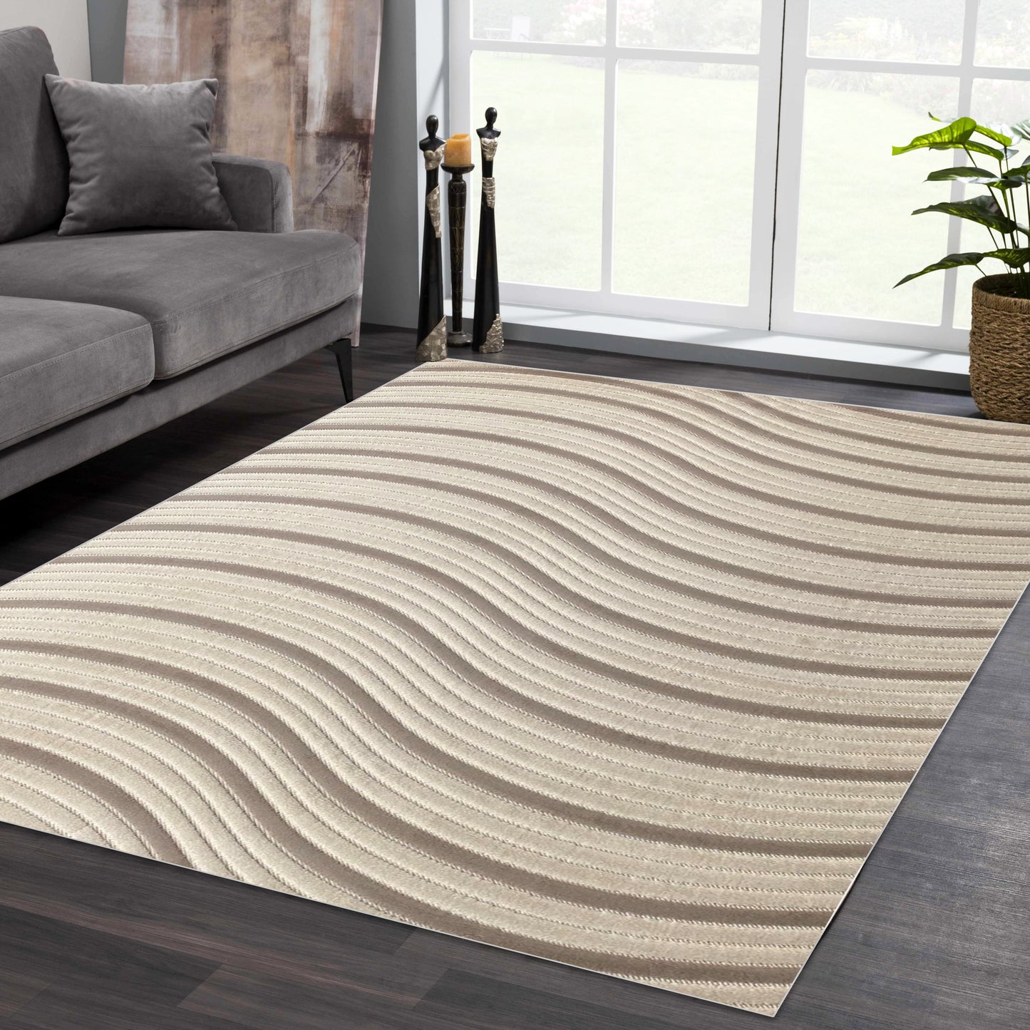 Loft Wave Beige Carpet