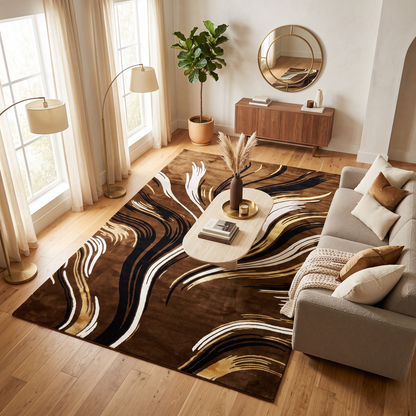 Rose Espresso Flow Carpet