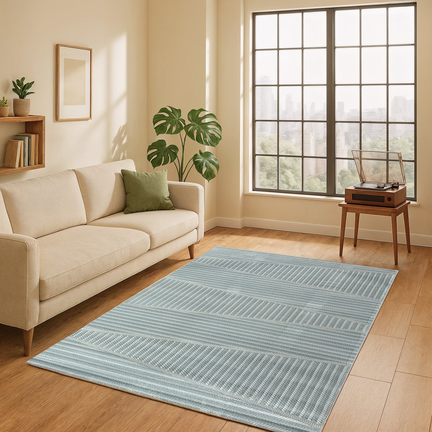 Delhi Orani Light Grey Area Carpet