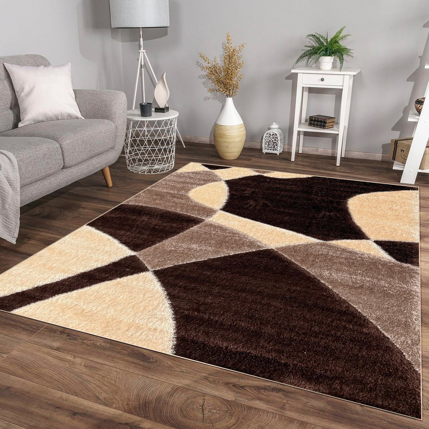 Shaggy Sofiny Brown Carpet