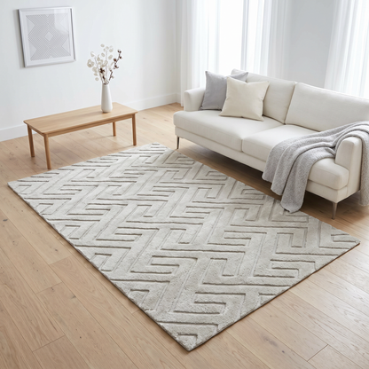 Antislip Ivory Cream Carpet