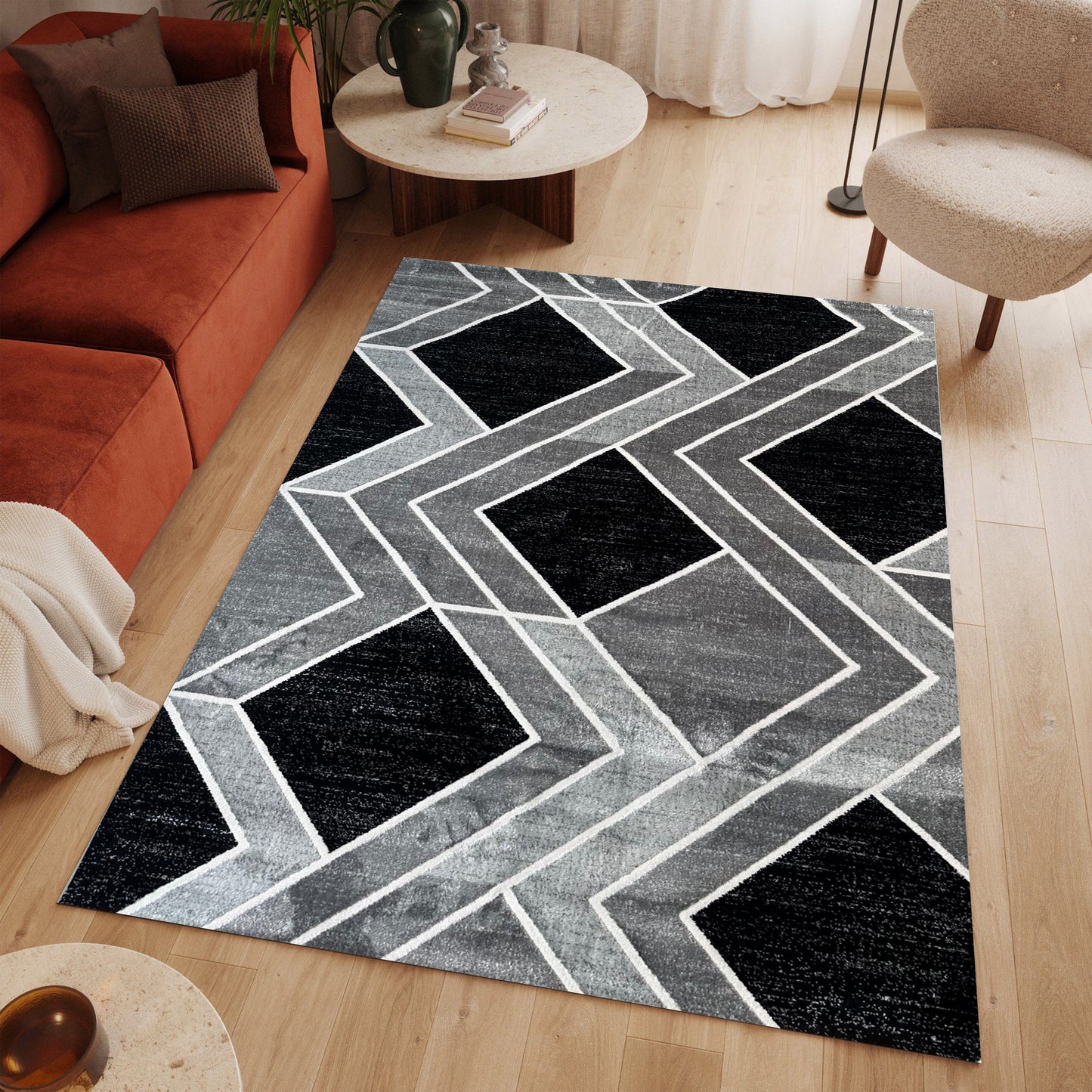 Venice Tavricon Modern Area Carpet