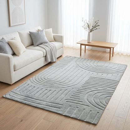 Antislip Light Blue Carpet