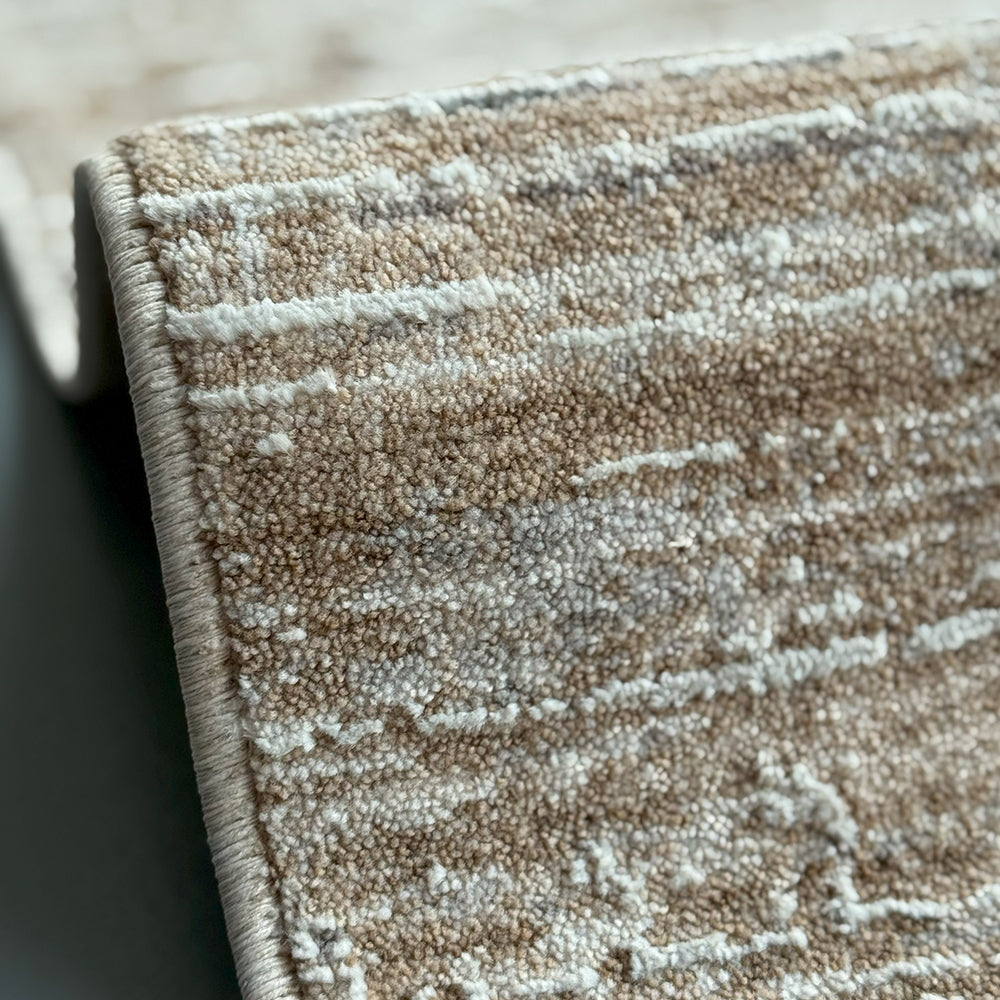 Dejavu Xelu Dark Beige Area Carpet