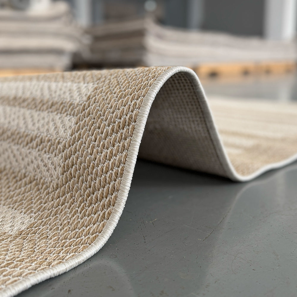 Jute Natural Pinstripe Carpet