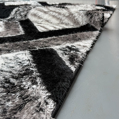 Shaggy Floska Black Carpet