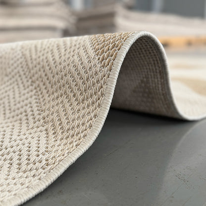 Jute Taupe Arrow Carpet