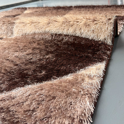 Shaggy Pivora Brown Carpet