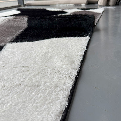 Shaggy Huffra Black Carpet