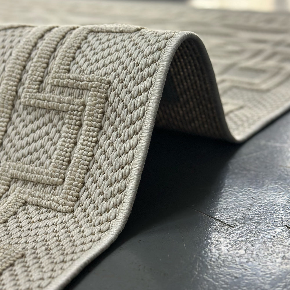 Jute Greek Trellis Carpet