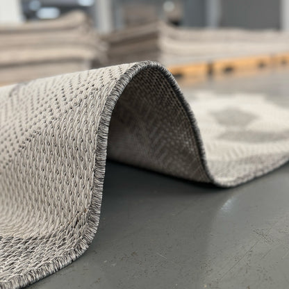 Jute Chevron Illusion Carpet